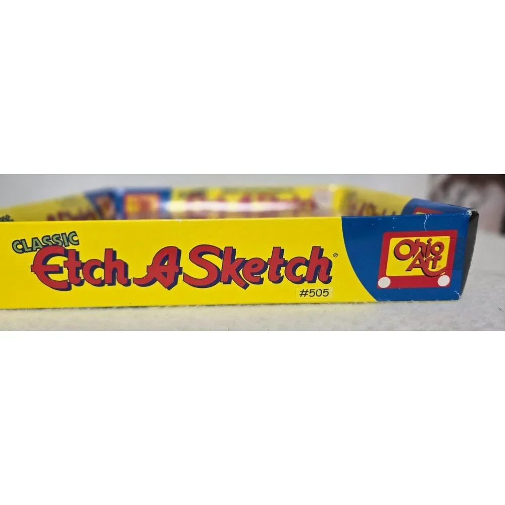 Classic Etch A Sketch Red Drawing Toy By Ohio Art‎ # 505 From 2001